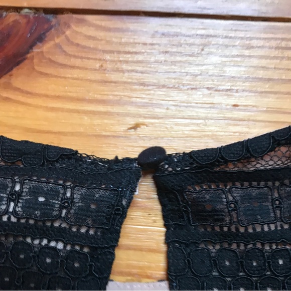 H&M Black Lace Square Crop Top, NWT, M - Picture 12 of 13